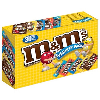 m&m variety pack